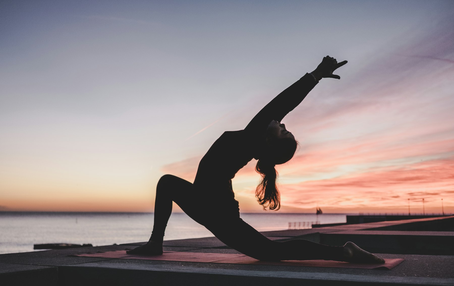 Yoga practice at Yoggilo studio in Avondale